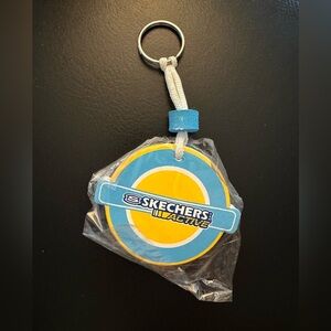 Vintage Skechers Active Blue and Yellow Keychain
